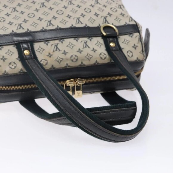 LOUIS VUITTON Monogram Mini Josephine PM Hand Bag Blue M92049 LV Auth 140953 - Picture 8 of 16